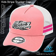 Load image into Gallery viewer, KIDS Stripe Trucker - Johnny Baker MOD
