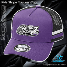 Load image into Gallery viewer, KIDS Stripe Trucker - Johnny Baker MOD
