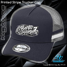 Load image into Gallery viewer, STRIPE Trucker Cap - Johnny Baker MOD
