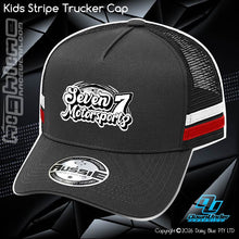 Load image into Gallery viewer, KIDS Stripe Trucker - Johnny Baker PROD
