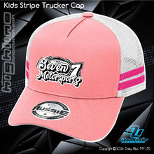 Load image into Gallery viewer, KIDS Stripe Trucker - Johnny Baker PROD
