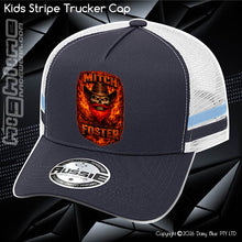 Load image into Gallery viewer, KIDS Stripe Trucker - Mitch Foster
