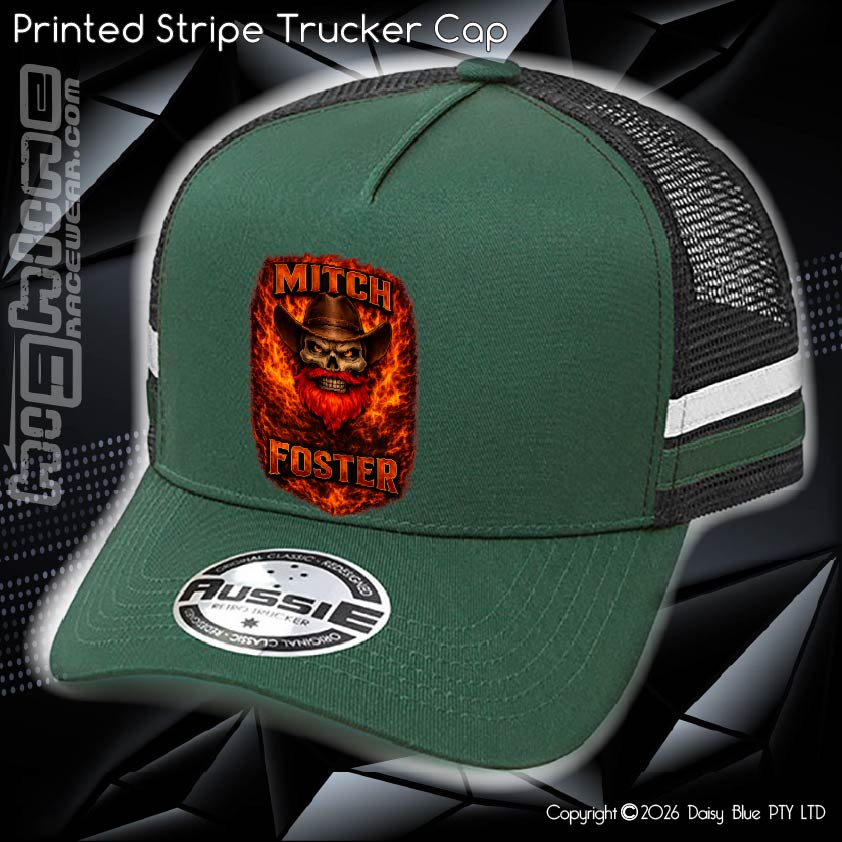 Load image into Gallery viewer, STRIPE Trucker Cap - Mitch Foster