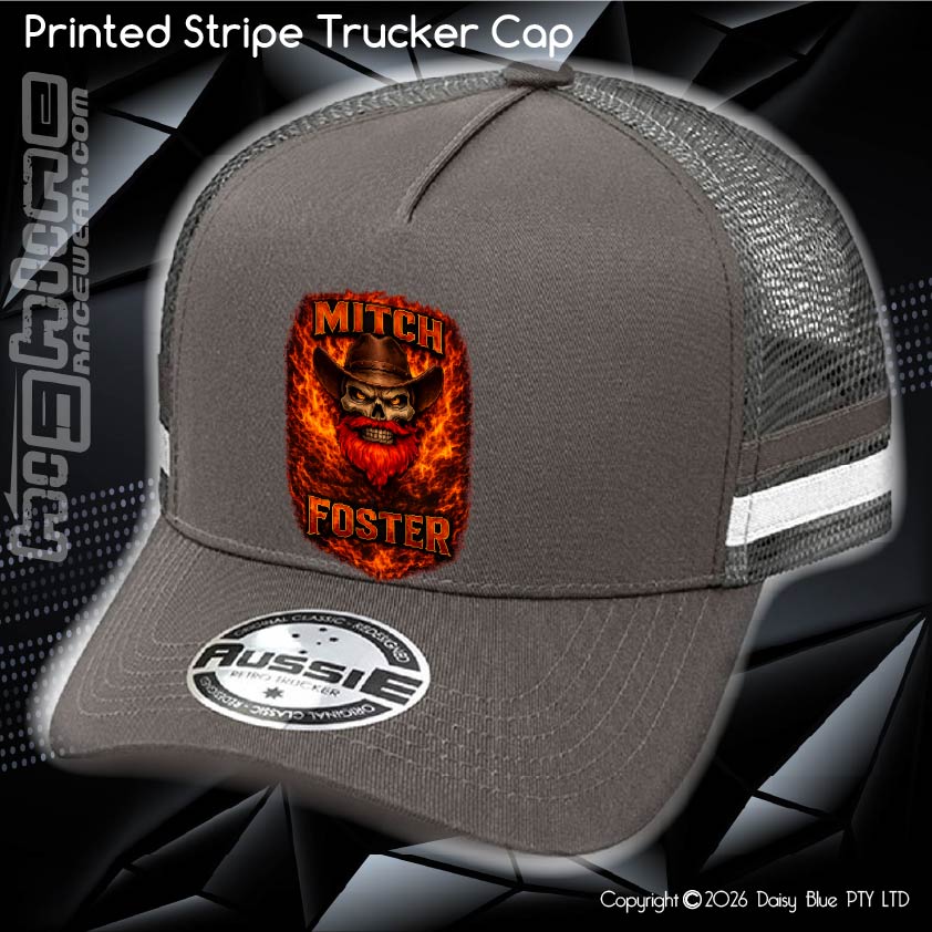 Load image into Gallery viewer, STRIPE Trucker Cap - Mitch Foster