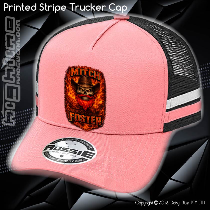 Load image into Gallery viewer, STRIPE Trucker Cap - Mitch Foster
