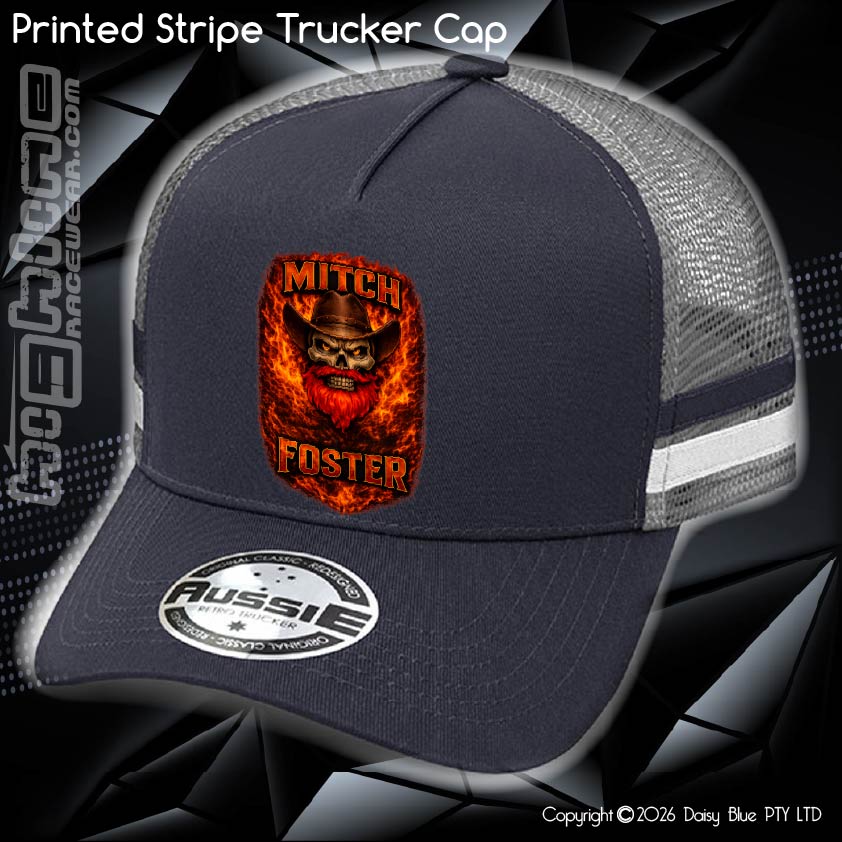 Load image into Gallery viewer, STRIPE Trucker Cap - Mitch Foster