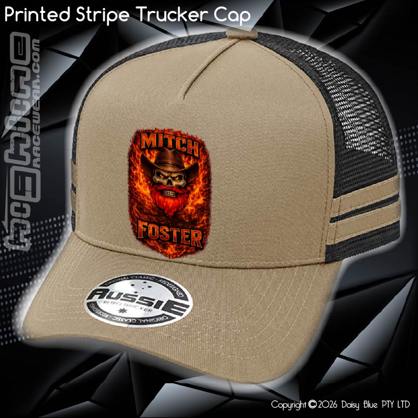 Load image into Gallery viewer, STRIPE Trucker Cap - Mitch Foster