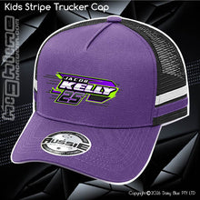 Load image into Gallery viewer, KIDS Stripe Trucker - Jacob Kelly
