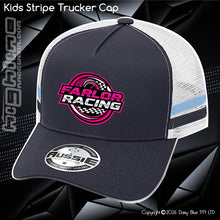 Load image into Gallery viewer, KIDS Stripe Trucker - Farlor Racing
