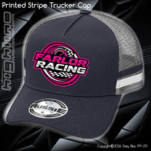 Load image into Gallery viewer, STRIPE Trucker Cap - Farlor Racing
