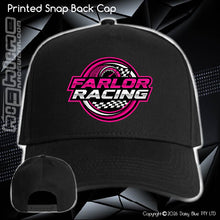 Load image into Gallery viewer, Printed Snap Back CAP - Farlor Racing
