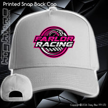 Load image into Gallery viewer, Printed Snap Back CAP - Farlor Racing
