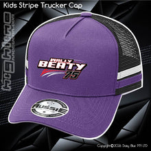Load image into Gallery viewer, KIDS Stripe Trucker - Wally Beaty
