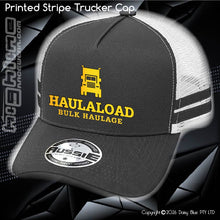 Load image into Gallery viewer, STRIPE Trucker Cap - Haulaload LOGO
