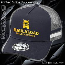 Load image into Gallery viewer, STRIPE Trucker Cap - Haulaload LOGO
