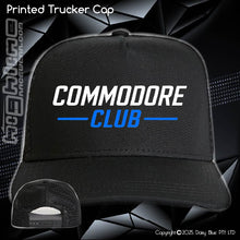 Load image into Gallery viewer, Printed Trucker Cap - CC Neon Blue
