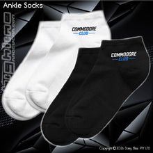 Load image into Gallery viewer, Ankle Socks - CC Neon Blue
