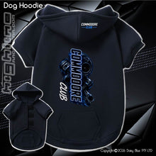 Load image into Gallery viewer, Doggie Hoodie - CC Neon Blue
