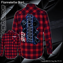 Load image into Gallery viewer, Flannelette Shirt - CC Neon Blue
