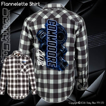 Load image into Gallery viewer, Flannelette Shirt - CC Neon Blue
