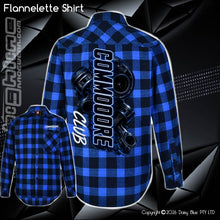 Load image into Gallery viewer, Flannelette Shirt - CC Neon Blue
