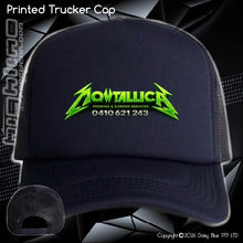 Load image into Gallery viewer, Printed Trucker Cap - Mowtallica
