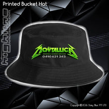 Load image into Gallery viewer, Printed Bucket Hat - Mowtallica
