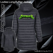 Load image into Gallery viewer, Ladies Long Puffer Jacket - Mowtallica
