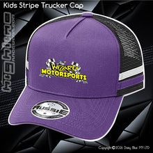 Load image into Gallery viewer, KIDS Stripe Trucker - Wizard Motorsport
