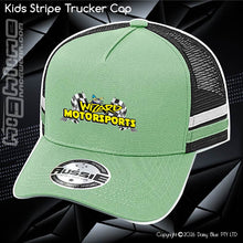 Load image into Gallery viewer, KIDS Stripe Trucker - Wizard Motorsport
