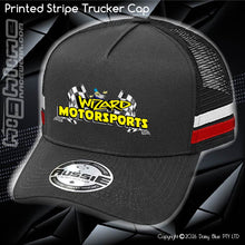 Load image into Gallery viewer, STRIPE Trucker Cap - Wizard Motorsport
