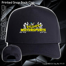 Load image into Gallery viewer, Printed Snap Back CAP - Wizard Motorsport
