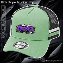 Load image into Gallery viewer, KIDS Stripe Trucker - Jaxon Dredge
