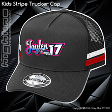 Load image into Gallery viewer, KIDS Stripe Trucker - Jaylen Knight
