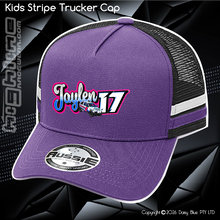 Load image into Gallery viewer, KIDS Stripe Trucker - Jaylen Knight
