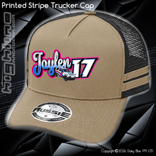 Load image into Gallery viewer, STRIPE Trucker Cap - Jaylen Knight
