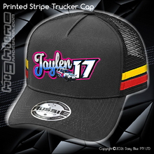Load image into Gallery viewer, STRIPE Trucker Cap - Jaylen Knight
