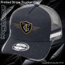 Load image into Gallery viewer, STRIPE Trucker Cap - Top-Gun Restorations
