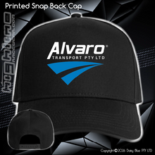 Load image into Gallery viewer, Printed Snap Back CAP - Alvaro Transport

