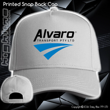 Load image into Gallery viewer, Printed Snap Back CAP - Alvaro Transport
