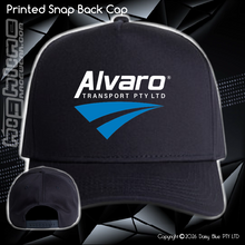 Load image into Gallery viewer, Printed Snap Back CAP - Alvaro Transport
