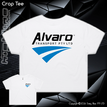 Load image into Gallery viewer, Ladies Crop Tee - Alvaro Transport
