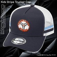 Load image into Gallery viewer, KIDS Stripe Trucker - Alex 2026
