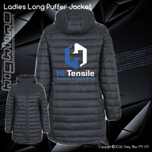 Load image into Gallery viewer, Ladies Long Puffer Jacket - Hi Tensile
