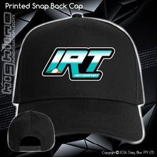 Load image into Gallery viewer, Printed Snap Back CAP - IRT Motorsport
