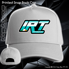 Load image into Gallery viewer, Printed Snap Back CAP - IRT Motorsport
