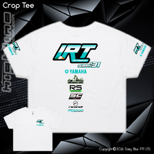 Load image into Gallery viewer, Ladies Crop Tee - IRT Motorsport
