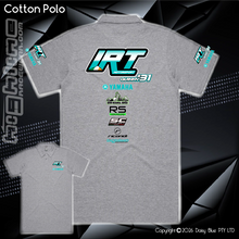 Load image into Gallery viewer, Cotton Polo - IRT Motorsport
