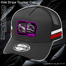 Load image into Gallery viewer, KIDS Stripe Trucker - Kenno
