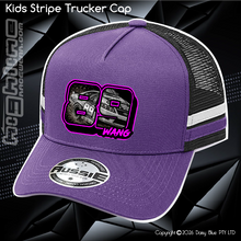 Load image into Gallery viewer, KIDS Stripe Trucker - Kenno
